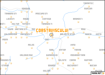 map of Coasta Vîscului