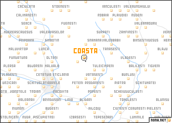 map of Coasta