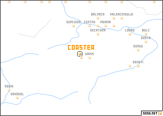 map of Coastea