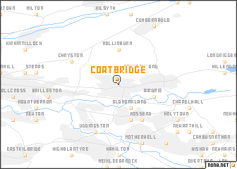map of Coatbridge