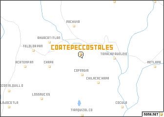 map of Coatepec Costales