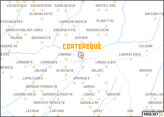 map of Coatepeque