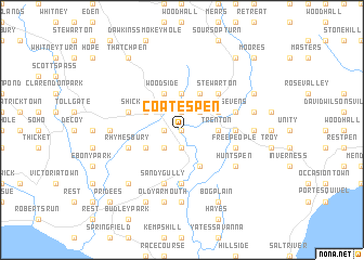 map of Coates Pen