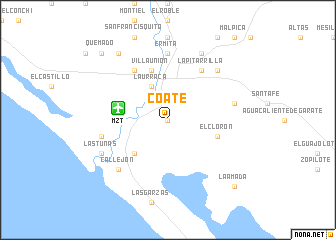map of Coate