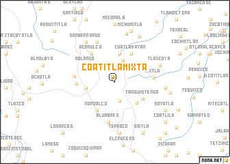 map of Coatitlamixta