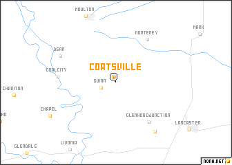 map of Coatsville