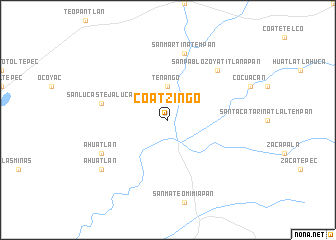 map of Coatzingo