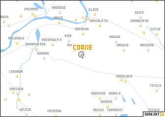 map of Coaxe