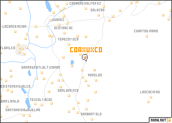 map of Coaxuxco