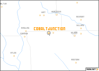 map of Cobalt Junction