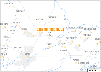 map of Çoban Abdallı