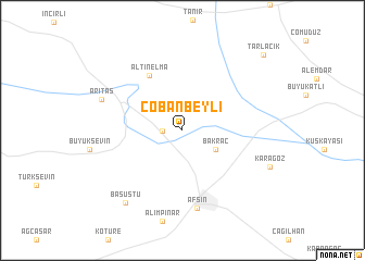 map of Çobanbeyli