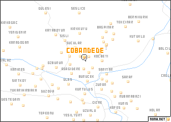 map of Çobandede