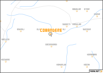 map of Çobandere