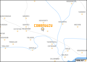 map of Çobandüzü