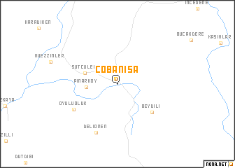 map of Çobanisa