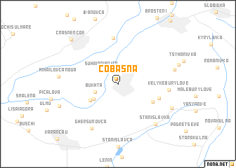 map of Cobasna