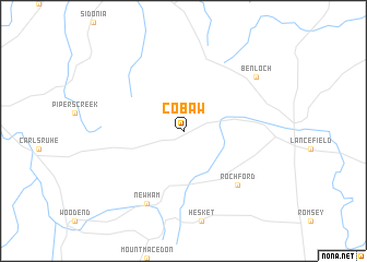 map of Cobaw