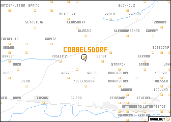 map of Cobbelsdorf