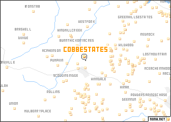 map of Cobb Estates