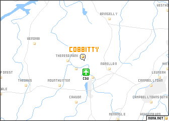 map of Cobbitty