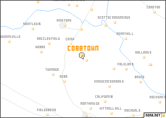 map of Cobb Town