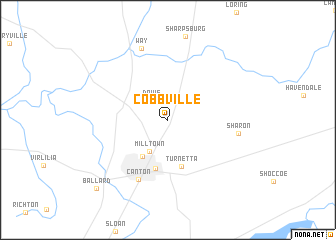 map of Cobbville