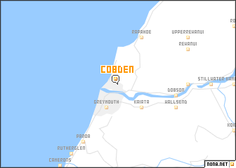 map of Cobden