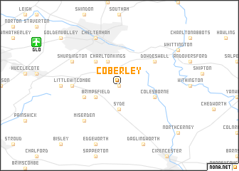 map of Coberley