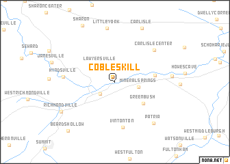 map of Cobleskill