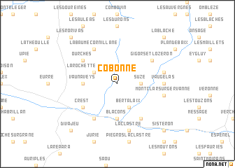 map of Cobonne