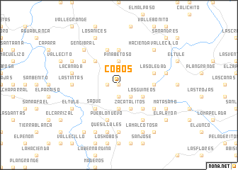 map of Cobos