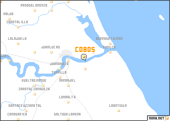 map of Cobos