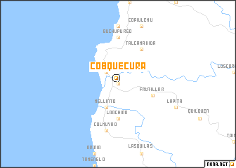 map of Cobquecura