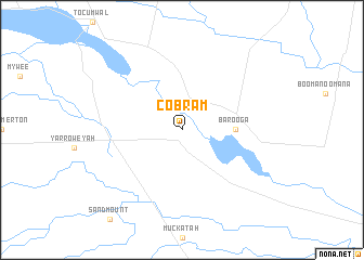 map of Cobram