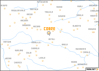 map of Cobre