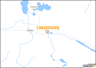 map of Coburn Gore