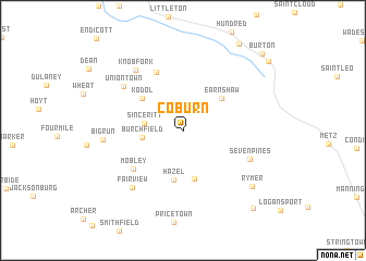 map of Coburn