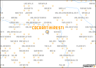 map of Coca Antimireşti