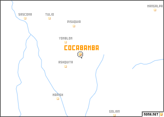 map of Cocabamba