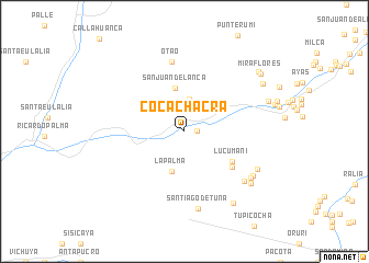 map of Cocachacra