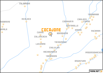 map of Cocajone