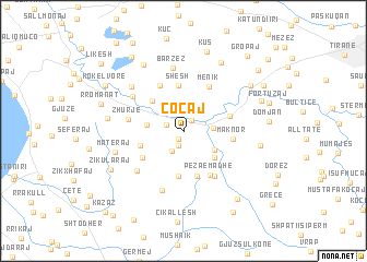 map of (( Çoçaj ))