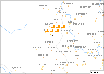 map of Cocal II