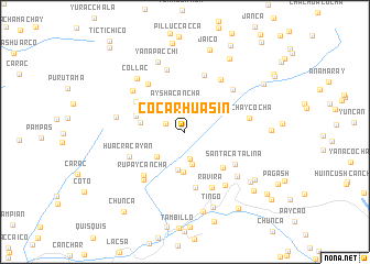 map of Cocar Huasin