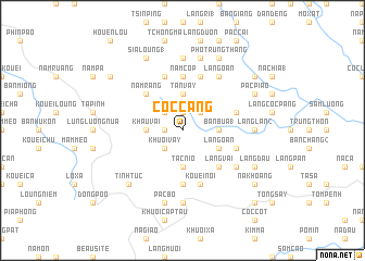 map of Cốc Càng