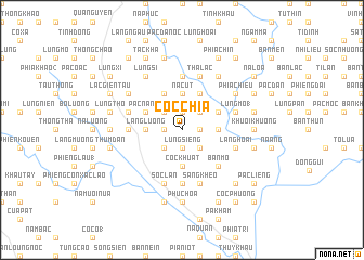 map of Cốc Chia