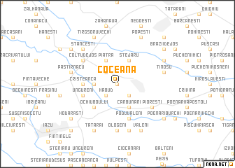 map of Coceana