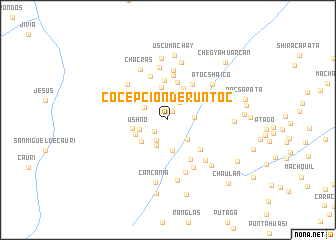 map of Cocepcion de Runtoc