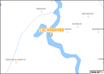 map of Cochabamba